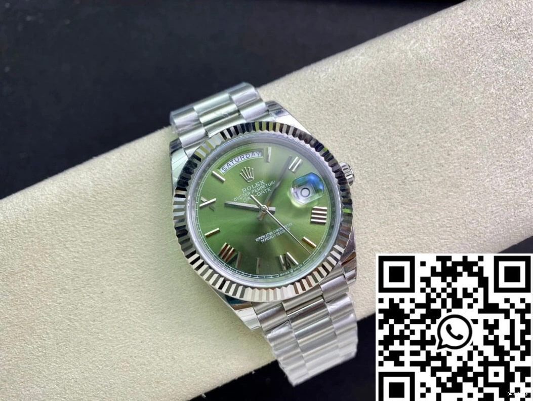 Date Rolex Factory Olive Dial M228239-0033 EW Day Green 1219